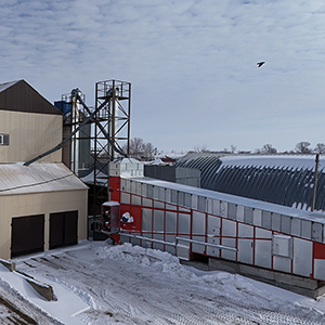 Монтаж конвейерной зерносушилки ATM Universal в ТОО «Набережное», Павлодарская область